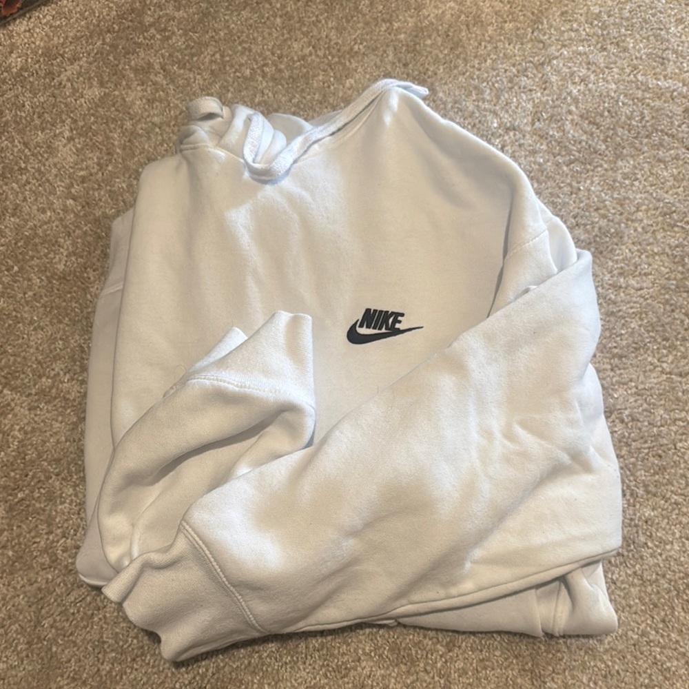 Nike White Hoodie